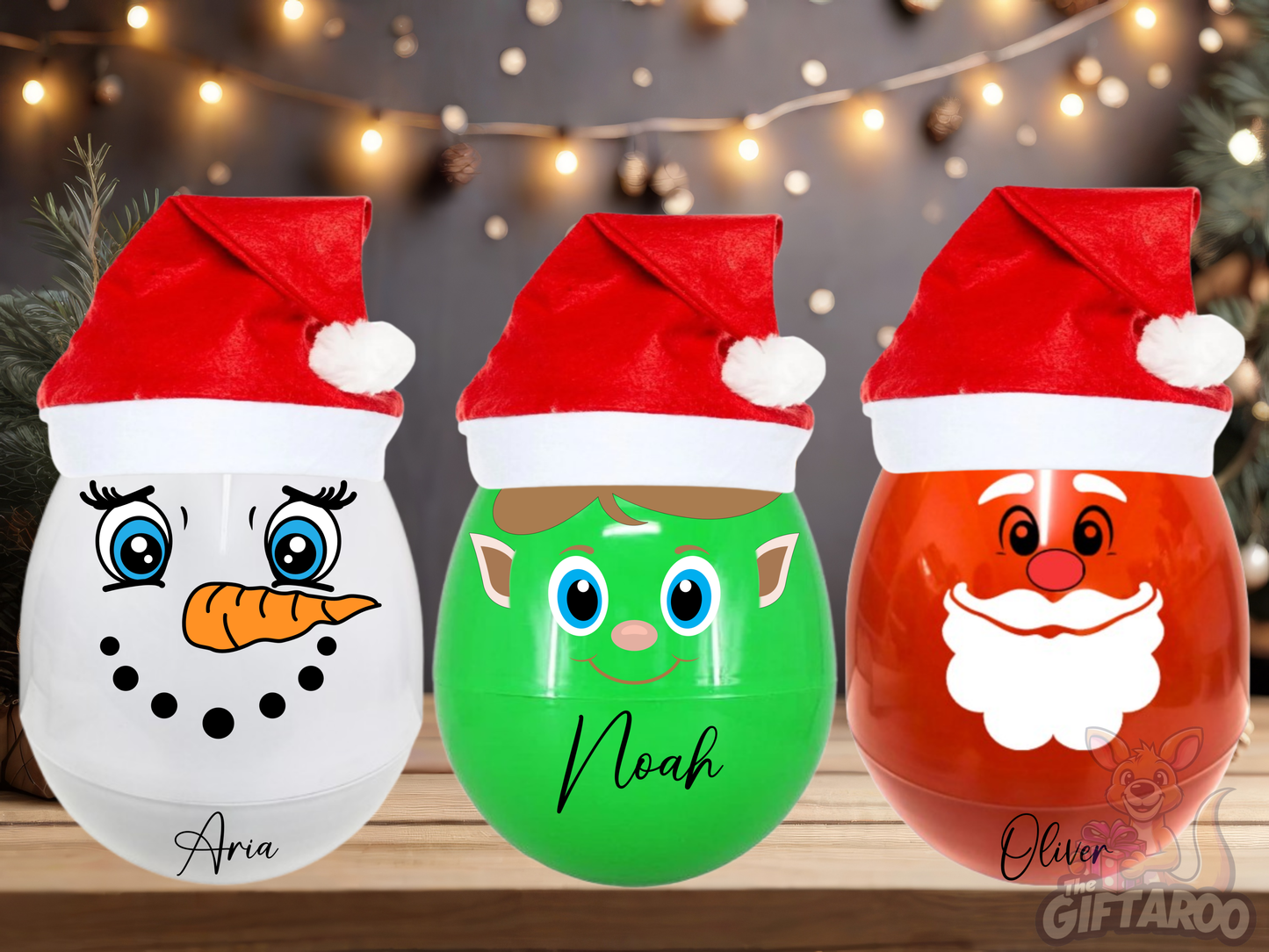 Santa Giant Fillable Personalised Egg | Christmas | Gift Box | Christmas Eve