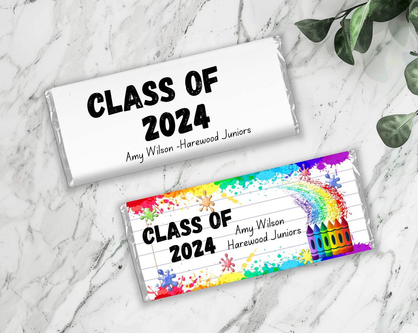 Class of 2024 100g Chocolate Bar or Wrapper Only