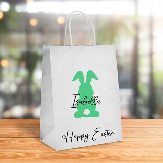 Personalised Easter Gift Bag - Paper Bag - Easter Egg Present Bag