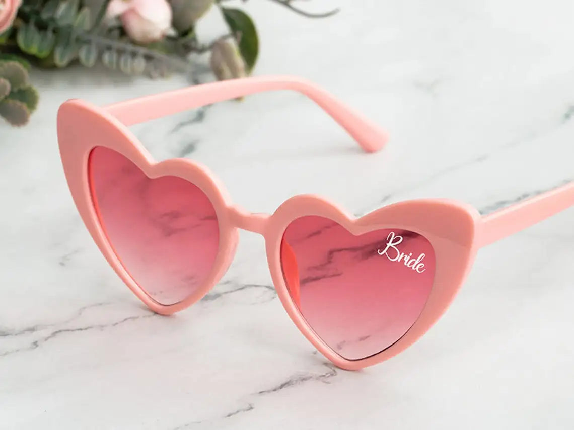 Personalised Heart Shaped Sunglasses