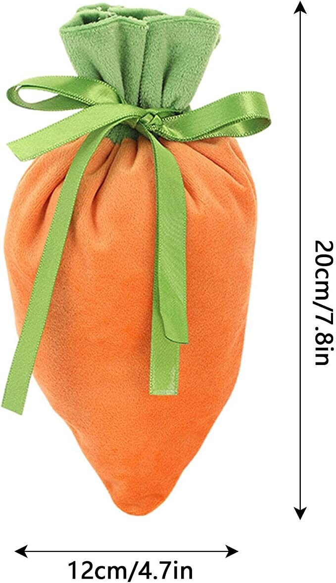 Personalised Easter Carrot Bag | Easter Egg Hunt | Easter Bunny | Treat Bag | Easter Gift