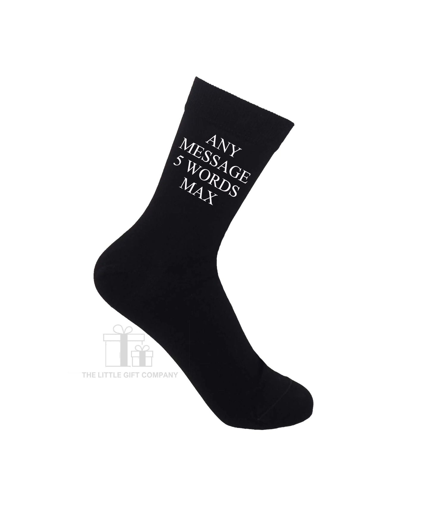 Custom Personalised Printed Mens Socks