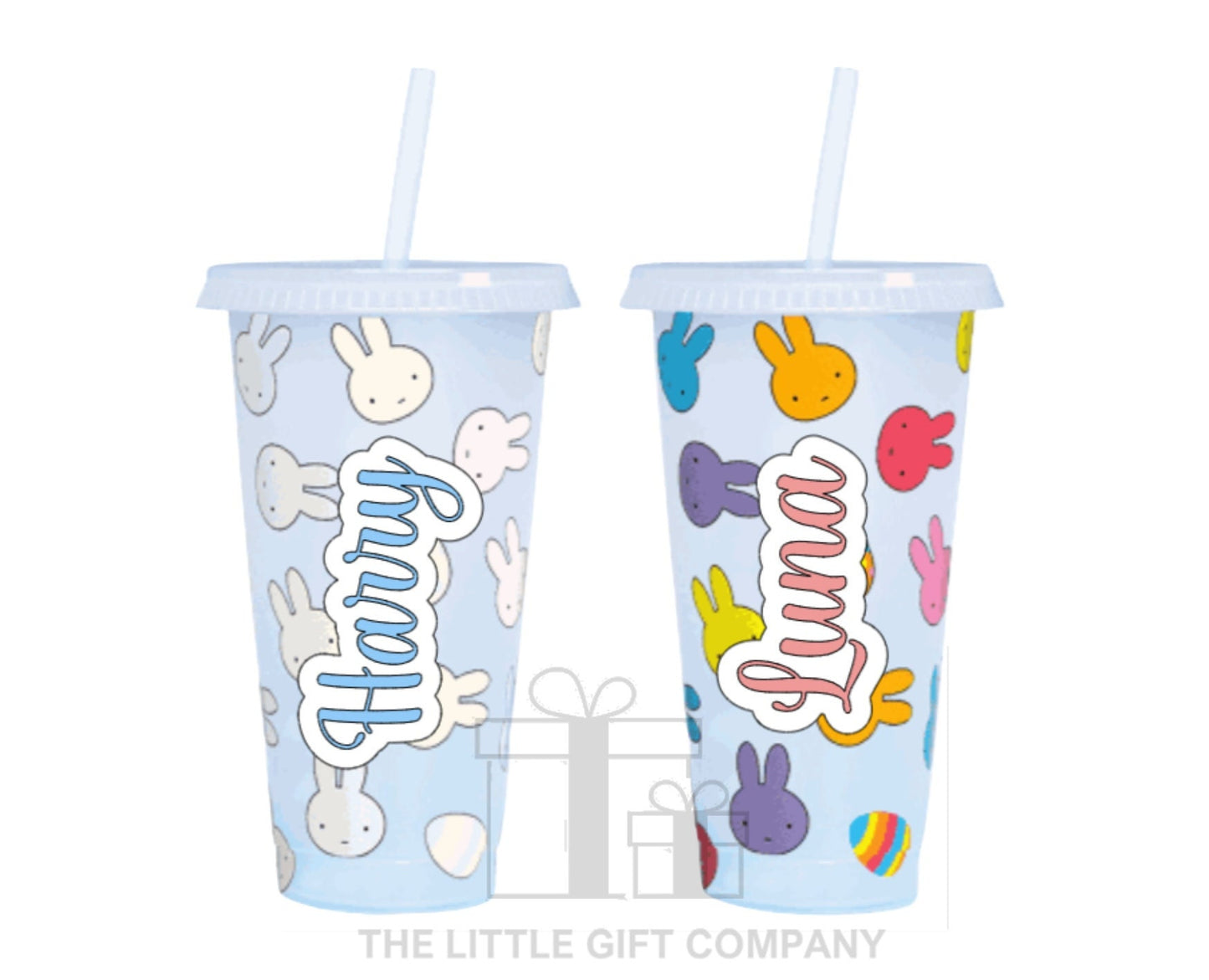 Personalised Easter Colour Changing Cup | 24oz Cold Cup | Easter Gift | Children's Easter Present | Easter Bunny